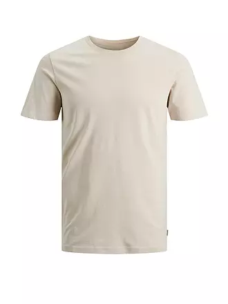 JACK & JONES | T-Shirt Slim Fit "JJEORGANIC" | creme